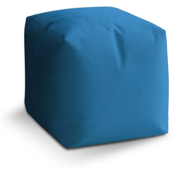 Sablio Taburet Cube Modrá - 40x40x40 cm