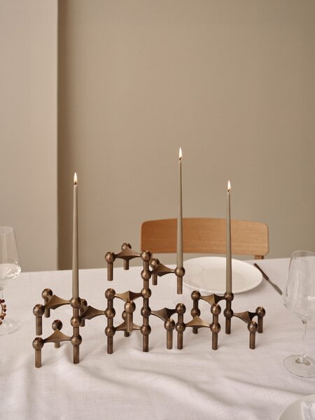 Vysoká svíčka STOFF Nagel by Ester&Erik Artichoke – set 6 ks