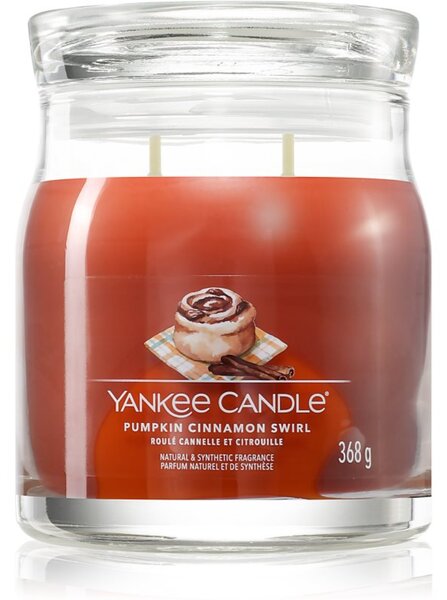 Yankee Candle Pumpkin Cinnamon Swirl vonná svíčka 368 g