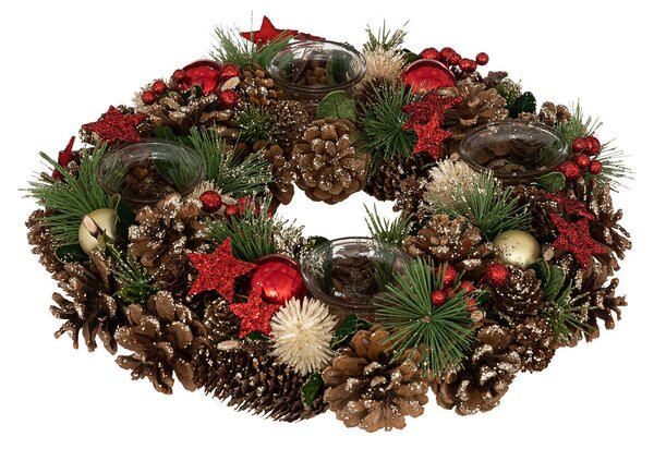 Adventní věnec, svícen na 4 svíčky, Ø 34 cm