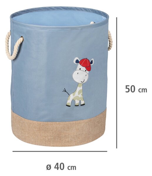 Pytel na hračky se šňůrovými držáky, 63 l, WENKO, modrý