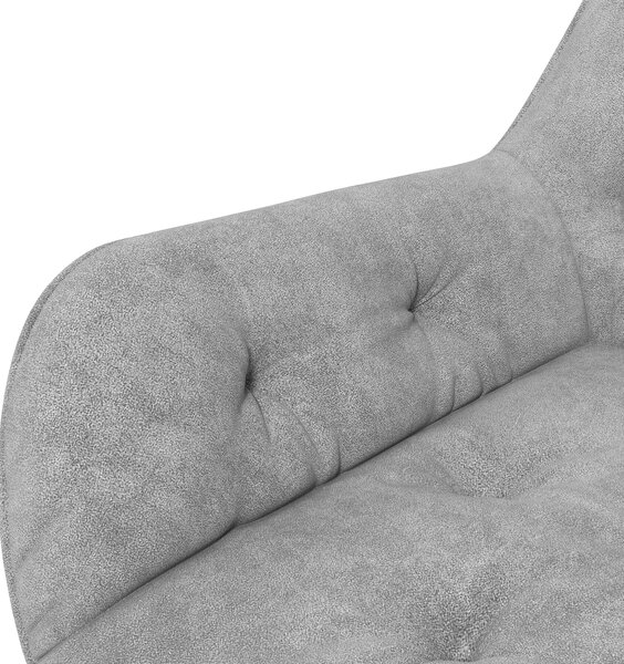 Vinsetto Kancelářská židle, Kancelářská židle s sametovým povrchem, 360° otočné sedadlo, Výškově nastavitelné, Ergonomická židle s kulatým opěradlem