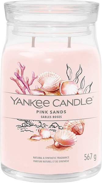 Yankee Candle vonná svíčka Signature ve skle velká Pink Sands™ 567 g