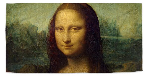 Sablio Ručník Mona Lisa - Leonardo da Vinci - 30x50 cm