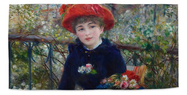 Sablio Ručník Dvě sestry (Na Terase) - Pierre-Auguste Renoir - 30x50 cm