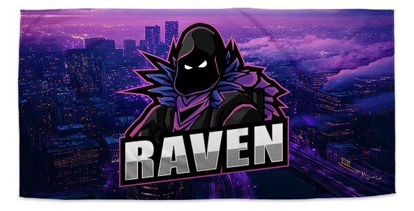 Sablio Ručník FORTNITE RAVEN Steampunk město - 30x50 cm