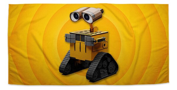 Sablio Ručník Wall-E robot Žlutý - 30x50 cm