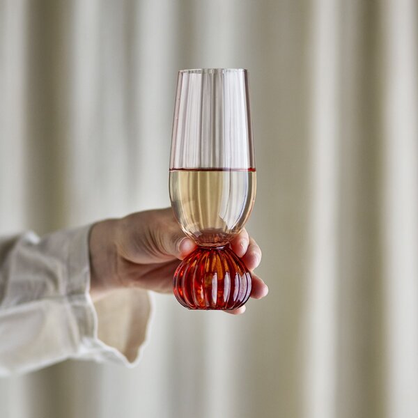 Vysoká sklenička Taurin Champagne Rose 250 ml