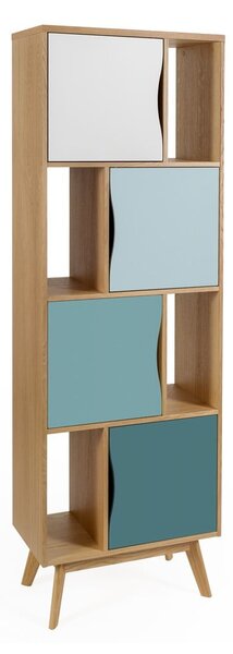 Tyrkysová knihovna 65x191 cm Avon - Woodman
