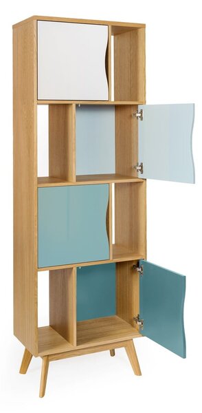 Tyrkysová knihovna 65x191 cm Avon - Woodman