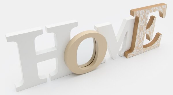 Sinsay - Stojící dekorace ve tvaru nápisu home - vícebarevná