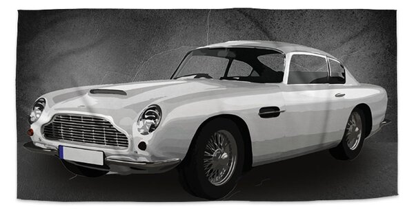 Sablio Ručník Aston Martin Tmavé pozadí - 30x50 cm