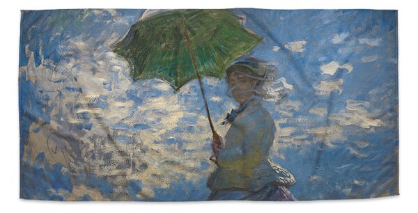 Sablio Ručník Dáma se slunečníkem - Claude Monet - 30x50 cm