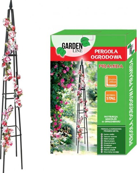 Garden Line pyramidová pergola 31 x 31 x 200 cm (+ kotvy)