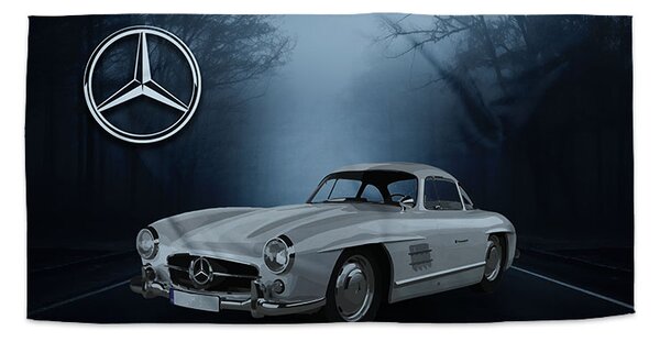 Sablio Ručník Mercedes-Benz 300 SL V lese - 30x50 cm