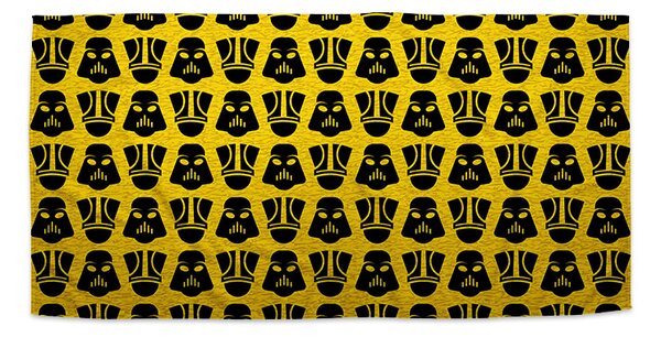 Sablio Ručník Star Wars Stormtroopeři Pattern na žluté - 30x50 cm