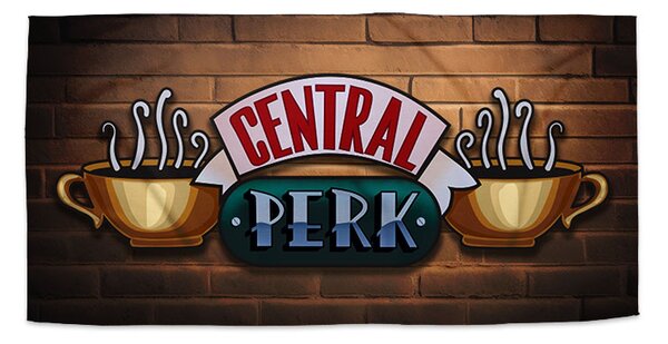 Sablio Ručník Seriál přátelé CENTRAL PERK Cihly - 30x50 cm