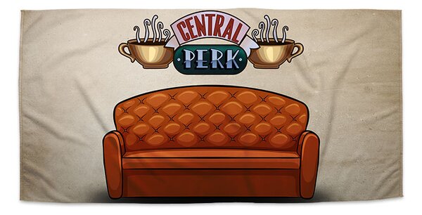 Sablio Ručník Seriál přátelé CENTRAL PERK Gauč - 30x50 cm