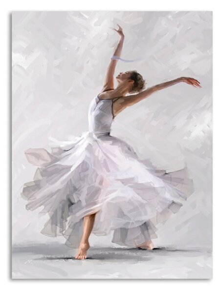 Obraz Styler Canvas Waterdance Dancer II, 60 x 80 cm