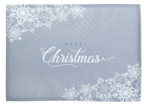 Sada 2 šedých prostírání s vánočním motivem Mike & Co. NEW YORK Honey Christmas, 33 x 45 cm