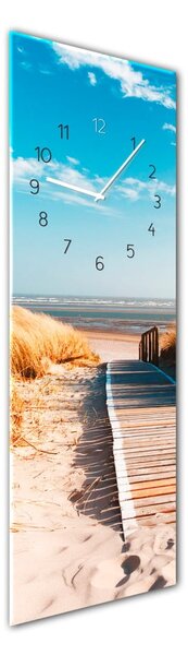 Nástěnné hodiny Styler Glassclock Sunny, 20 x 60 cm