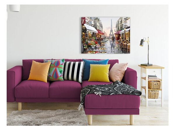 Obraz Styler Canvas Watercolor Paris I, 60 x 80 cm