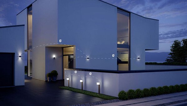 Steinel L 840 venkovní nástěnné svítidlo 1x9.1 W bílá-antracitová ST079277