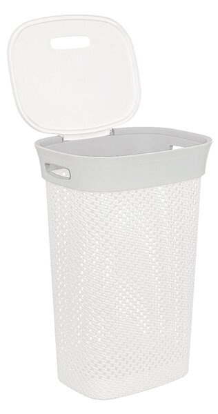 Koš na prádlo HAMPER, 60 l, bílý