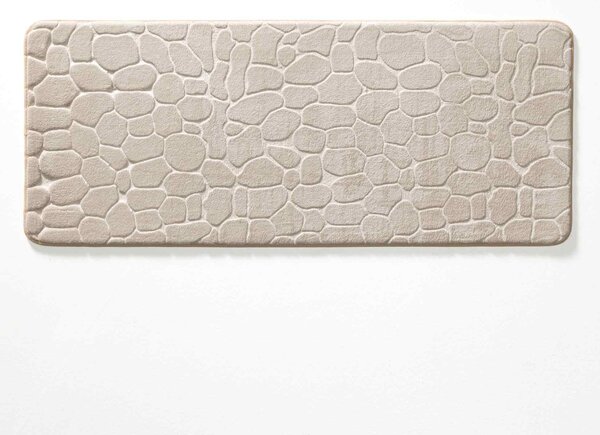 Douceur d'intérieur Podlouhlá koupelnová předložka s reliéfním vzorem, 50 x 120 cm