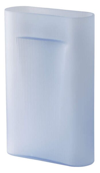 Muuto Váza Ridge H48, light blue frosted glass