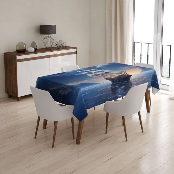 Sablio Ubrus Plachetnice mezi horami - 130x130 cm