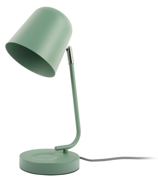 Kovová stolní lampa ENCANTAR, výška 38,5 cm, zelená