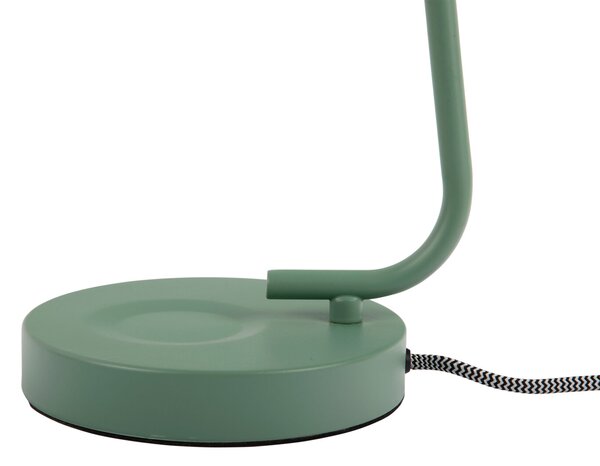 Kovová stolní lampa ENCANTAR, výška 38,5 cm, zelená