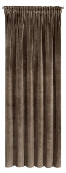 ZATEMŇOVACÍ ZÁVĚS NA PÁSCE VILLA 140X270 CM HNĚDÁ