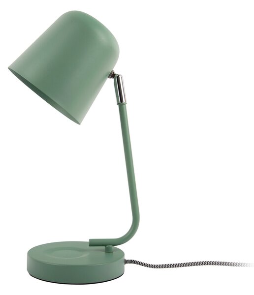 Kovová stolní lampa ENCANTAR, výška 38,5 cm, zelená