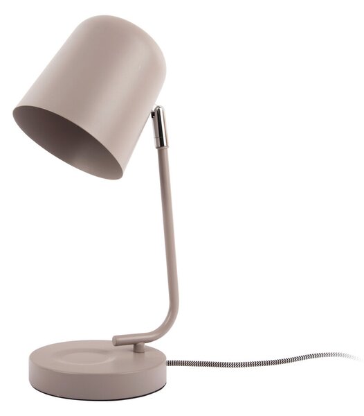 Kovová stolní lampa ENCANTAR, výška 38,5 cm, šedá