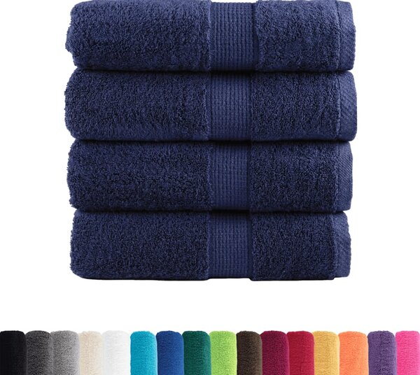 Prémiové mycí utěrky SOLUND 4 ks tmavě modré 30x30 cm 600 g/m² 137252