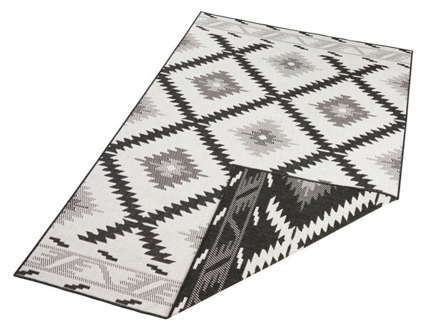 Černo-krémový venkovní koberec NORTHRUGS Malibu, 290 x 200 cm