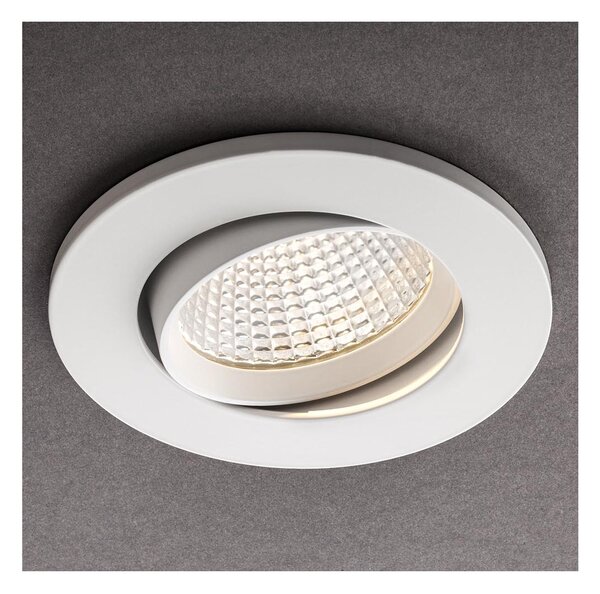 Smarter LED zapuštěné bodové svítidlo Mt 128, ø8,8cm Barva: Bílá
