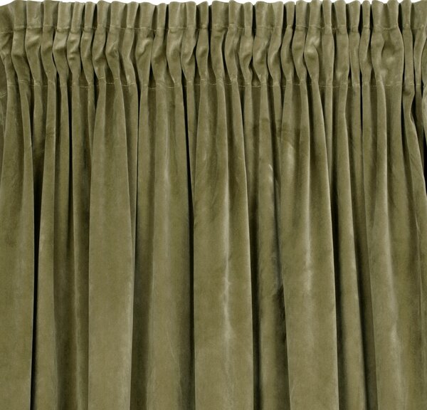 ZATEMŇOVACÍ ZÁVĚS NA PÁSCE RIA 140X270 CM OLIVOVÁ