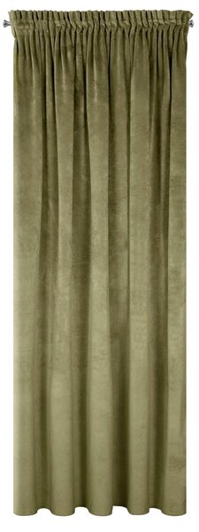 ZATEMŇOVACÍ ZÁVĚS NA PÁSCE RIA 140X270 CM OLIVOVÁ