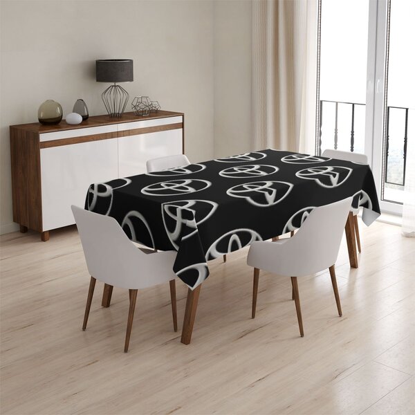 Sablio Ubrus Toyota Pattern - 130x130 cm
