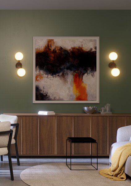 Redo Designové nástěnné svítidlo CONFUSIO, 49cm Barva: Černá