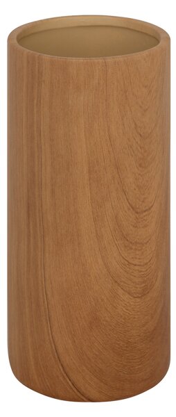 Keramická váza SAO, efekt dřeva, 20 cm