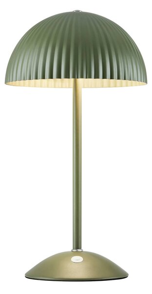 Markslöjd Stolní lampa Zin, zelená, železo, výška 35,5 cm, G9, Zelená, Obývací pokoj / jídelna, kov