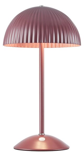 Markslöjd Stolní lampa Zin, červená, železo, výška 35,5 cm, G9, Červená, Obývací pokoj / jídelna, kov