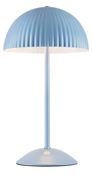 Markslöjd Stolní lampa Zin, modrá, železo, výška 35,5 cm, G9, Modrá, Obývací pokoj / jídelna, kov