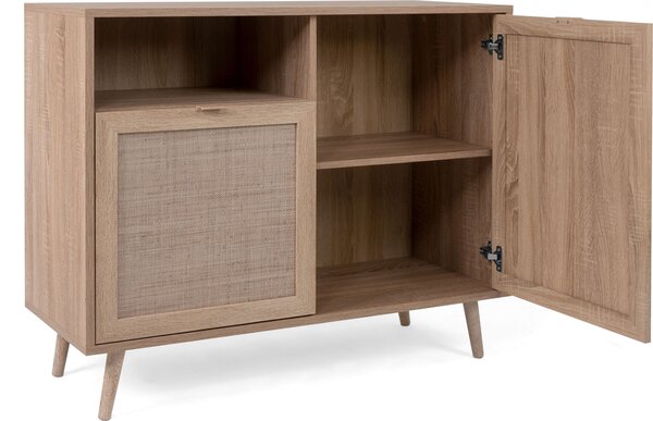 Finori Komoda Bali 01A dub sonoma a potisk rákosu, 441173 Finori HangarStore.cz