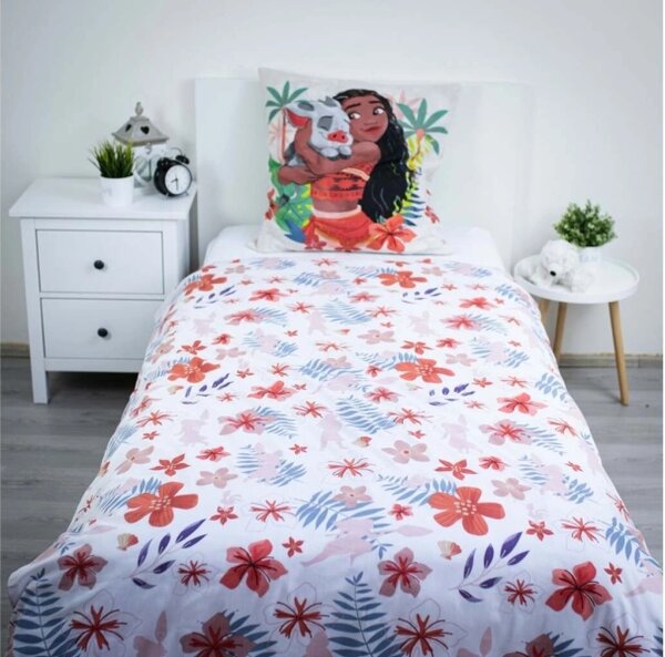 Jerry Fabrics Povlečení Vaiana Tropicool 140x200, 70x90 cm