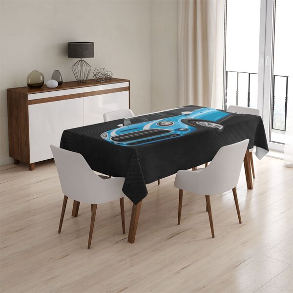 Sablio Ubrus Mini sedan Černé pozadí - 90x90 cm